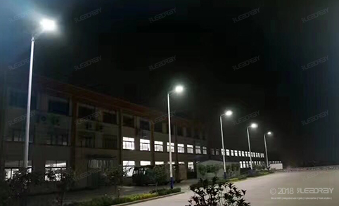 40w Integrated Solar Street Light with intelligent sensor are widely used in Industrial Area