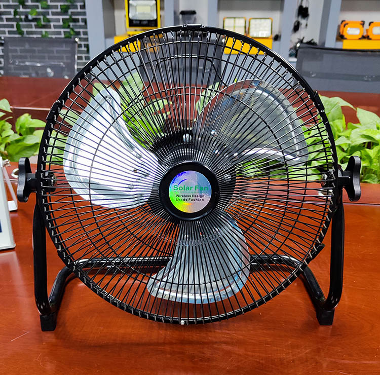 12 speed settings AC DC Rechargeable Floor Fan with USB