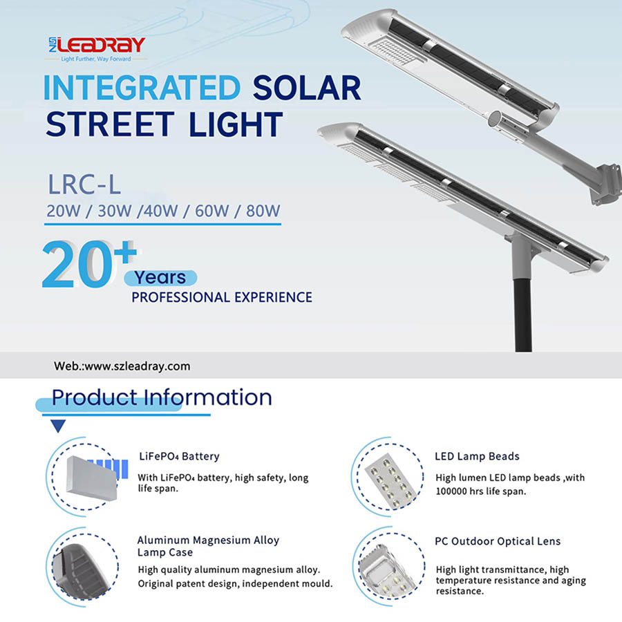 solar street lights outdoor