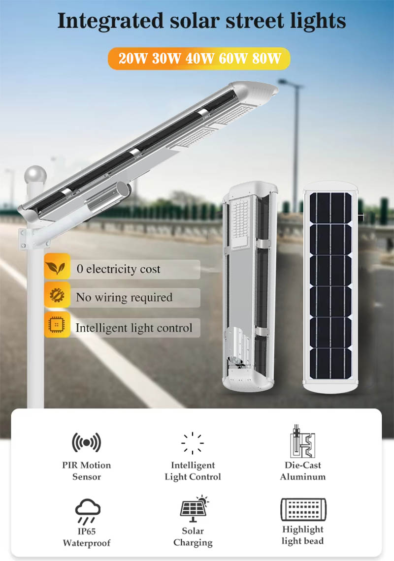  all-in-one solar street light