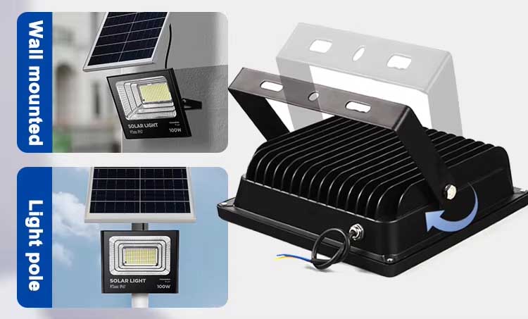 IP66 Outdoor Aluminum Solar Garden Lamp 200w
