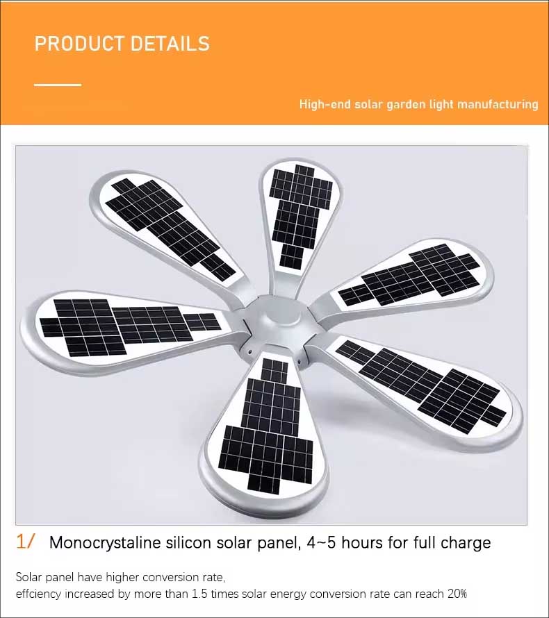 Solar Garden Street Lamp