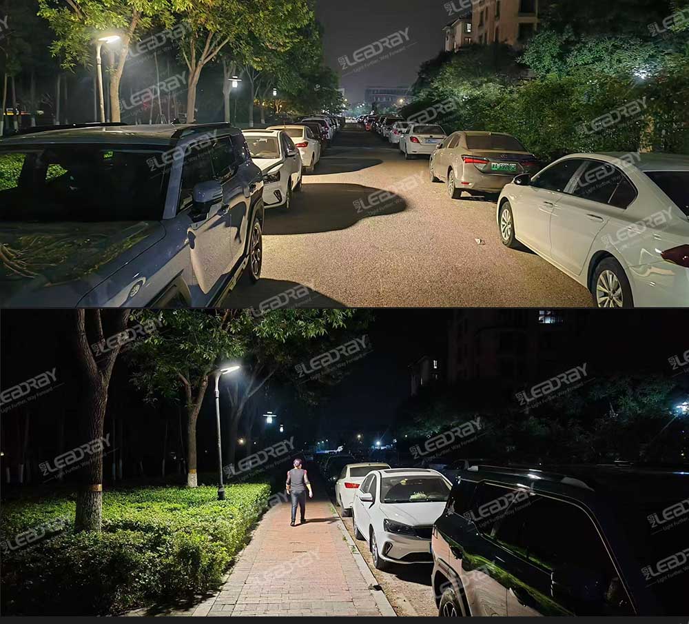 Solar street lamps for yard lighting