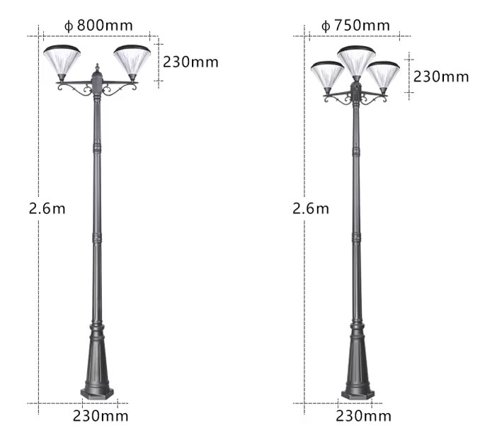 Brands of lights for scenic areas