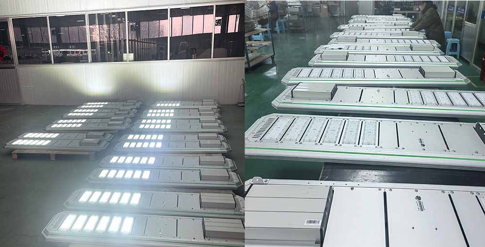 Ordering of lighting fixtures for industrial park