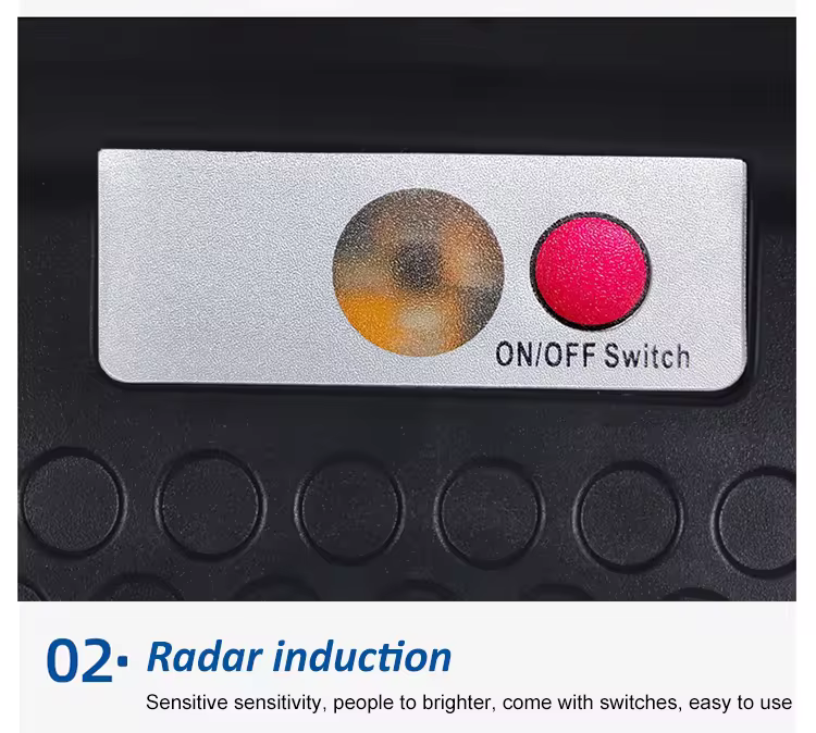 ABS waterproof remote control large capacity battery super bright commercial rada human sensor 100w 300w solar street light outdoor