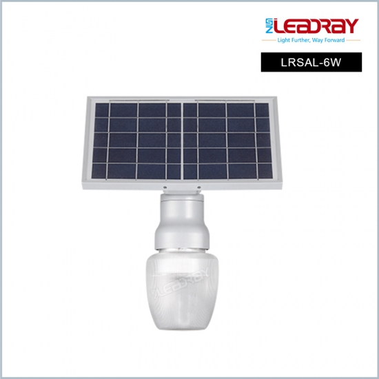 مصابيح مسار LED عالية الطاقة 6 وات عالية السطوع IP66 تعمل بالطاقة الشمسية على شكل تفاحة/خوخ للحديقة