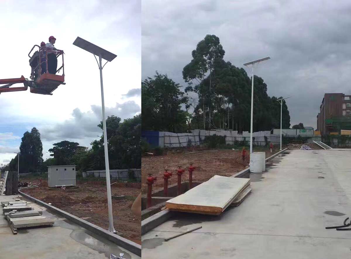 Construction Street Lights