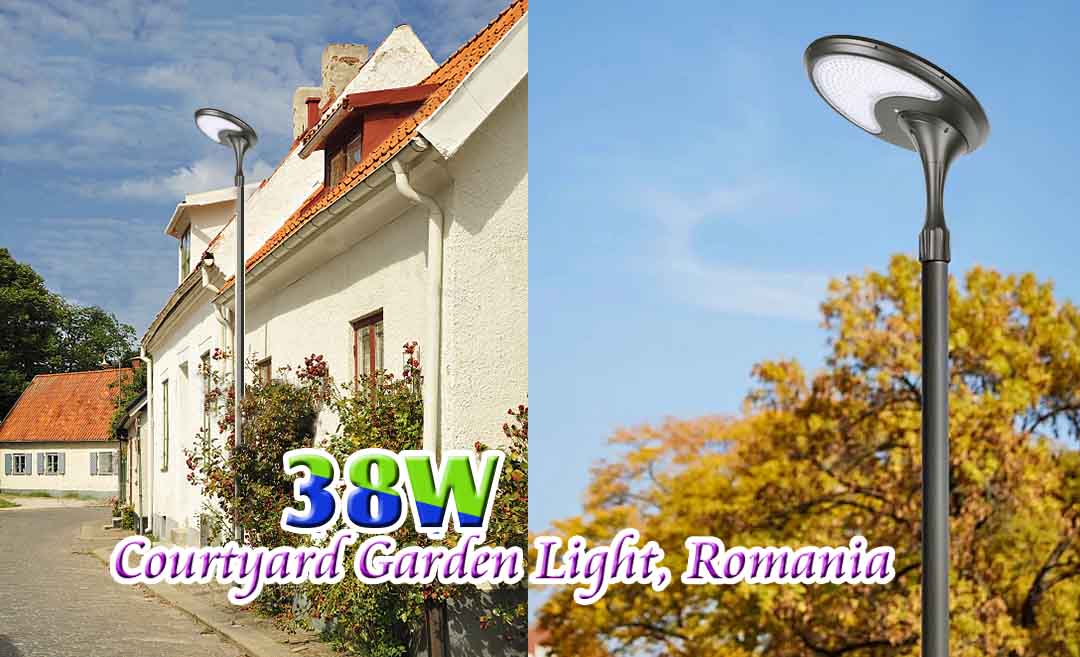 مصباح حديقة الفناء من ليدراي بقوة 38 واط، رومانيا