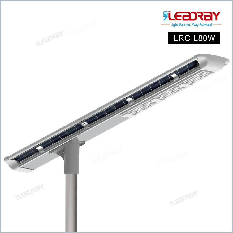 80 watt all in one led solar street light