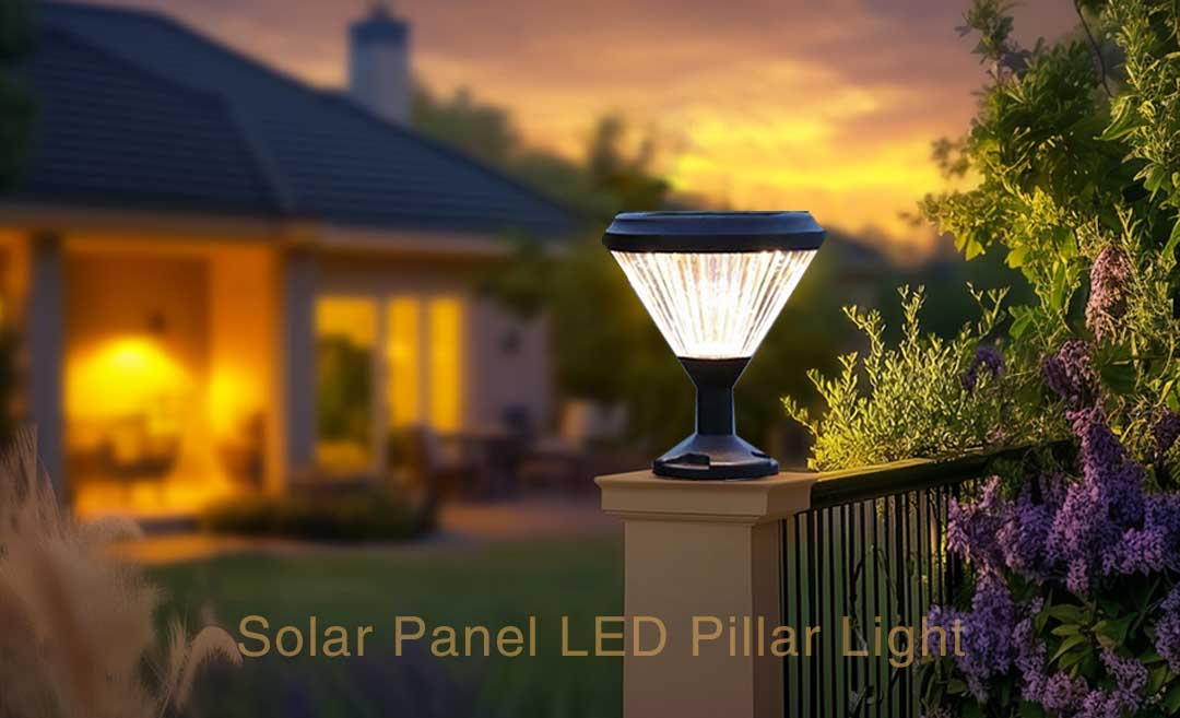 مصباح عمودي LED خارجي حصري من إيران جاردن - إضاءة متعددة التأثيرات موفرة للطاقة، مناسب للحدائق الفارسية