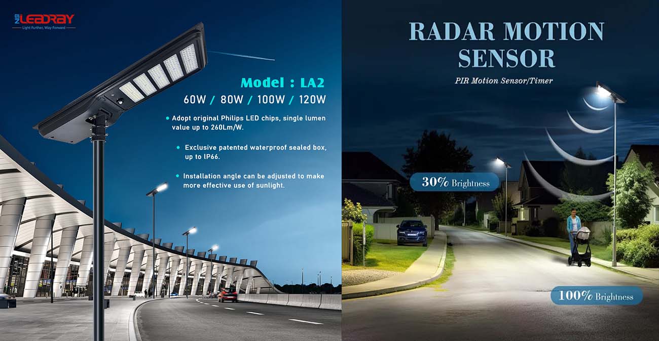 All-in-one LED solar street lights All-in-one LED solar street lights