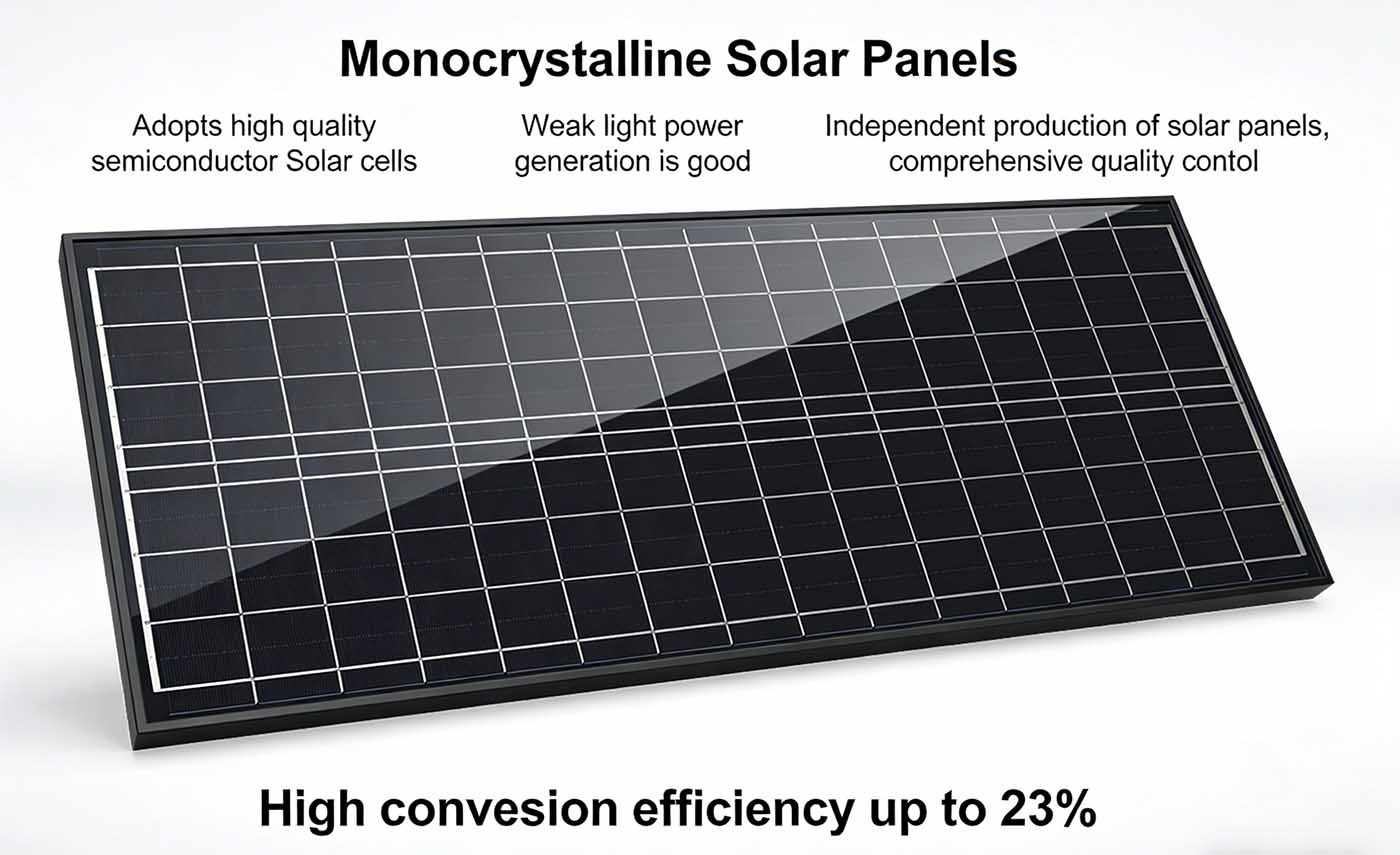 A monocrystalline silicon solar cells