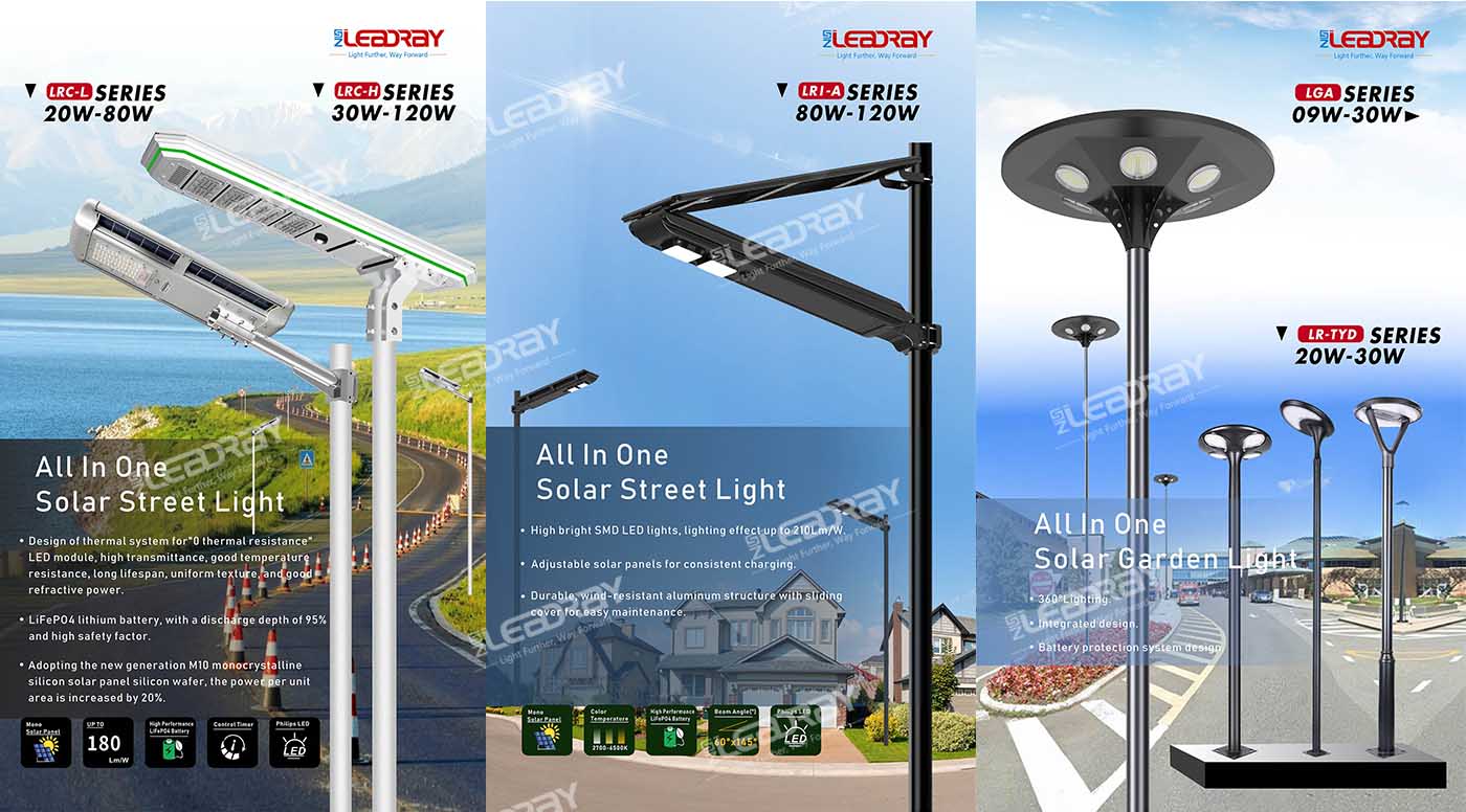 Multi functional 2-in-1/split solar street light: