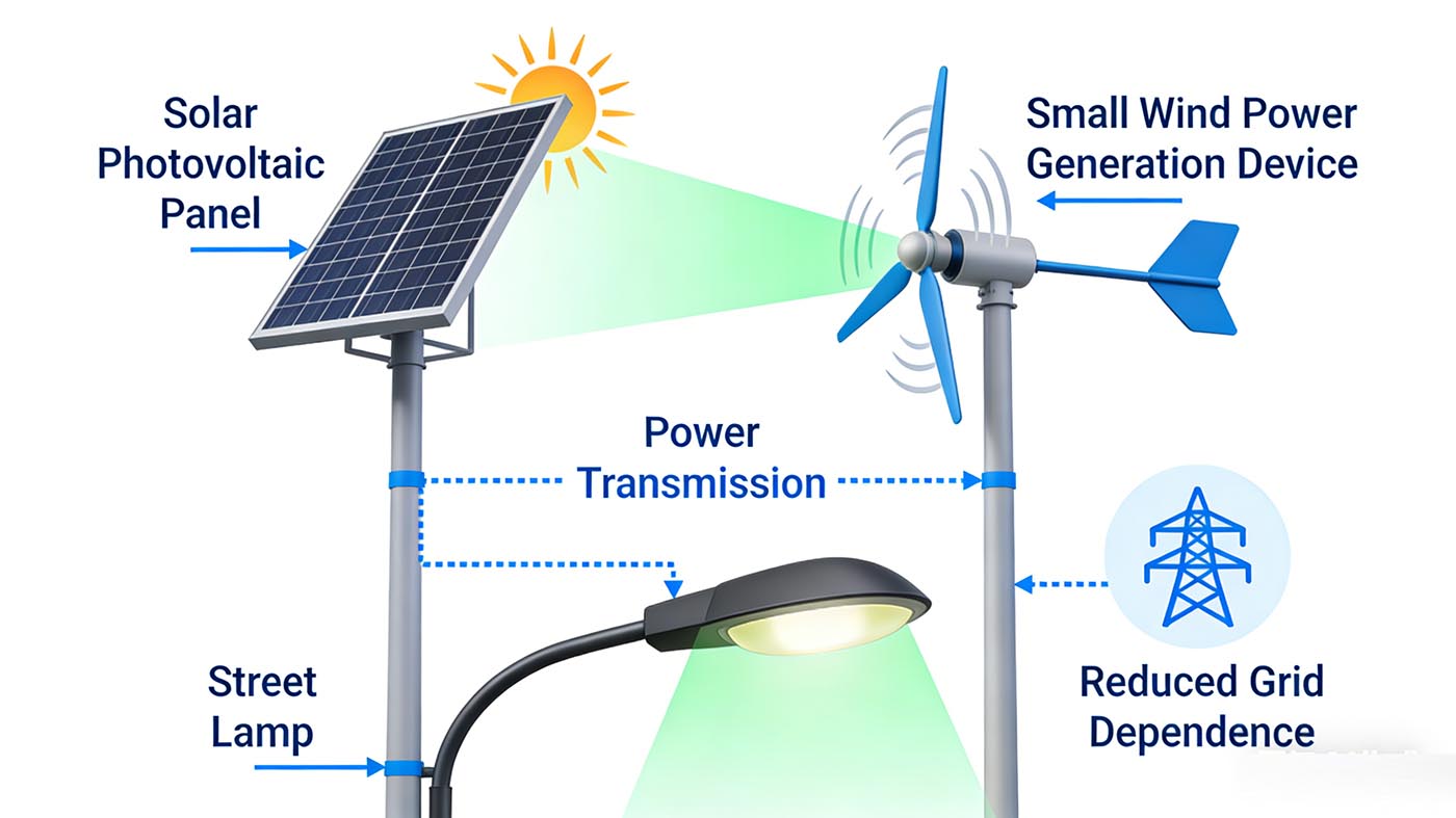 Solar street lights utilize renewable energy
