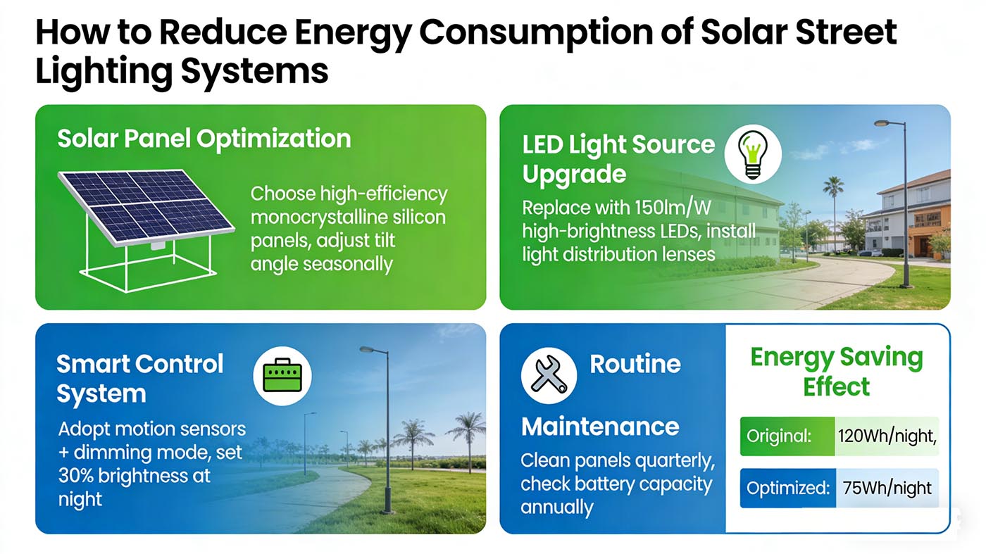 To reduce the energy consumption of street lighting