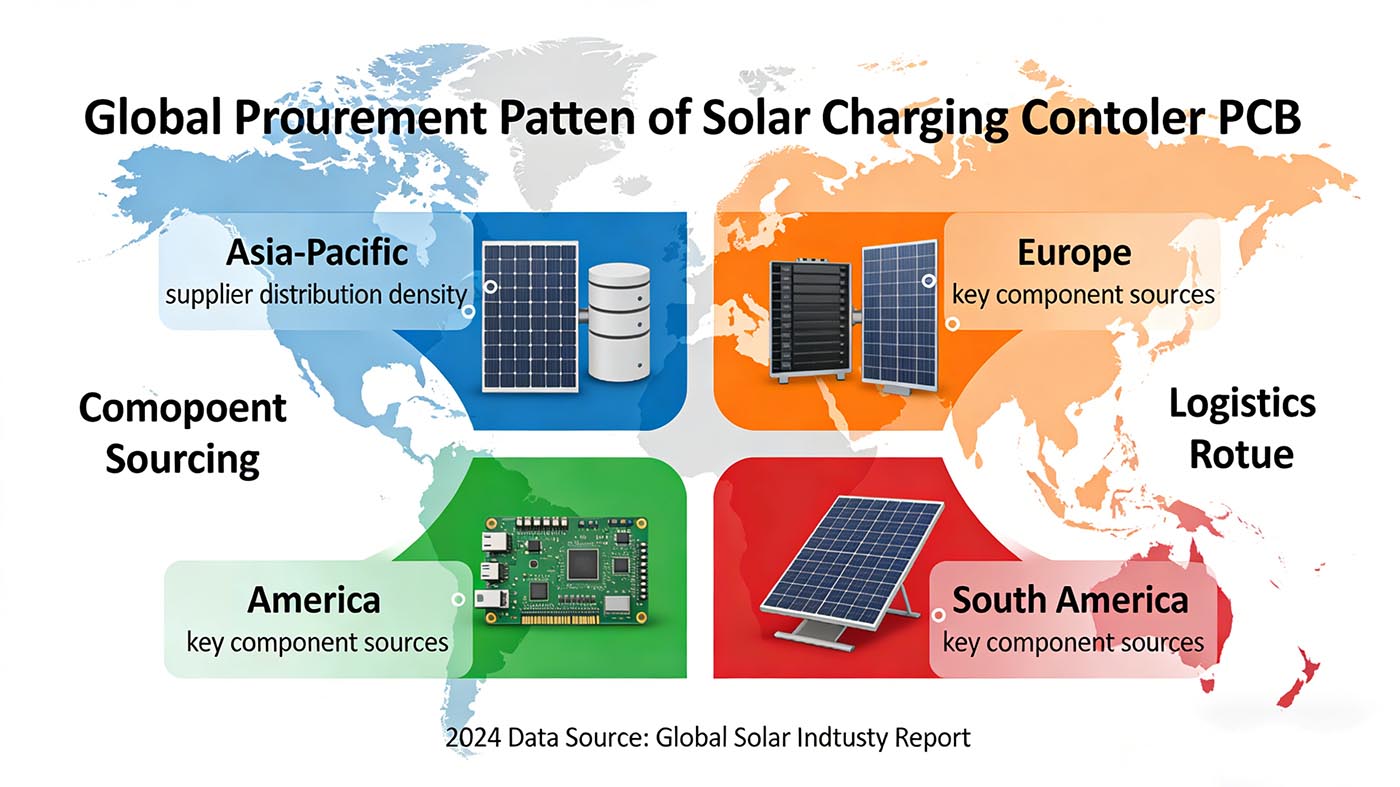 The global procurement of solar charging controller PCBs 