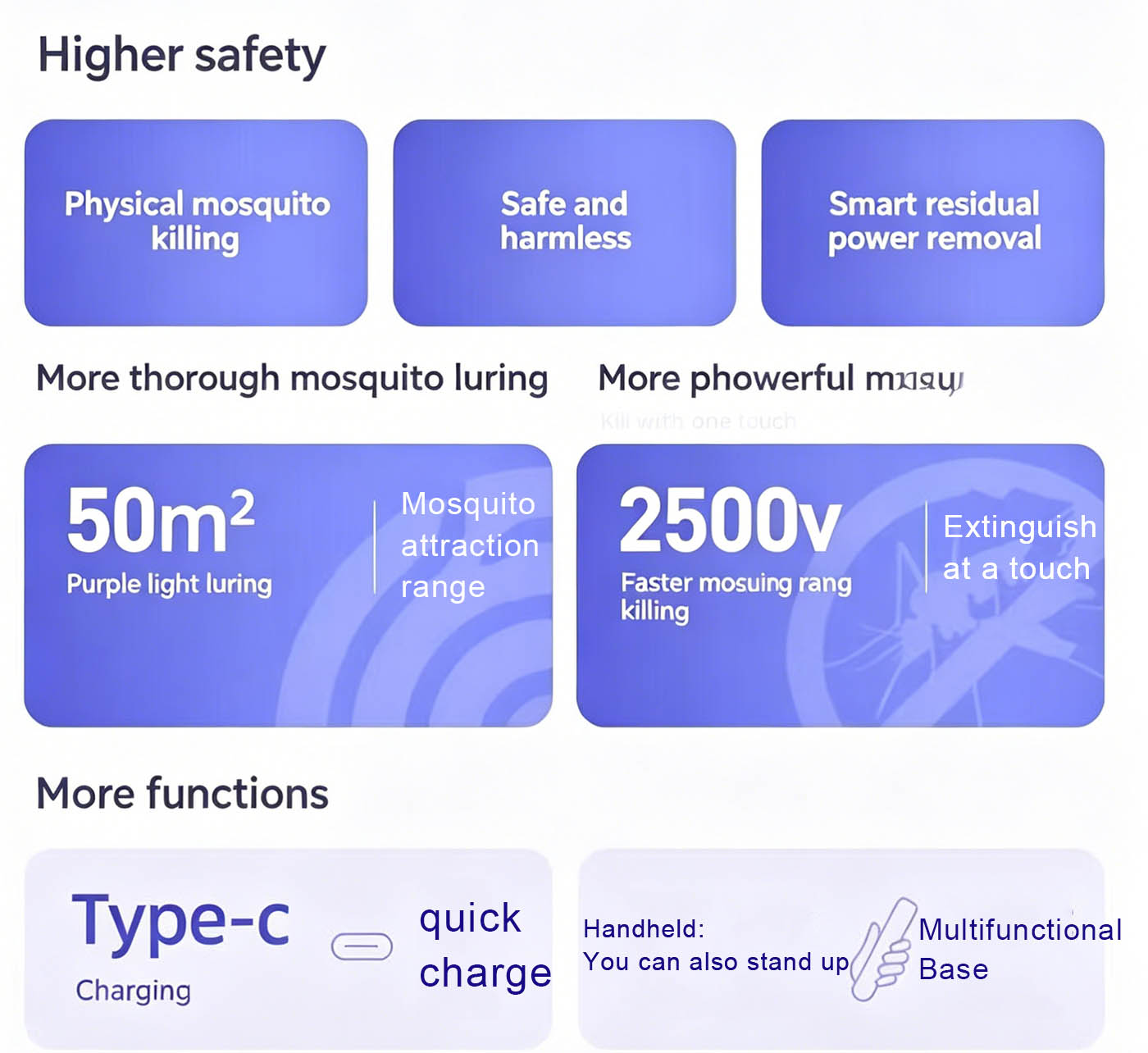 Mosquito killing swatter