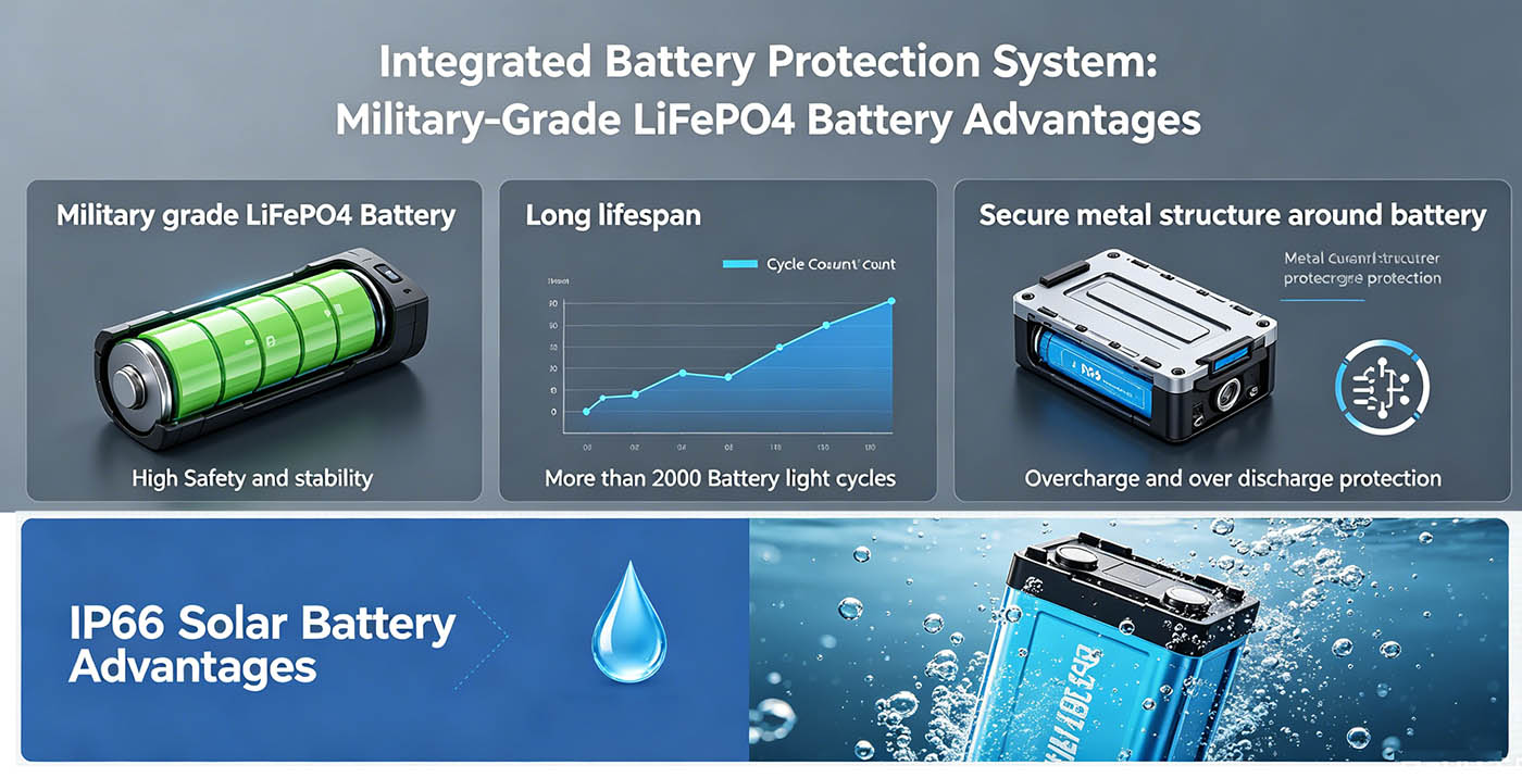 Military-Grade LiFePO4 Battery