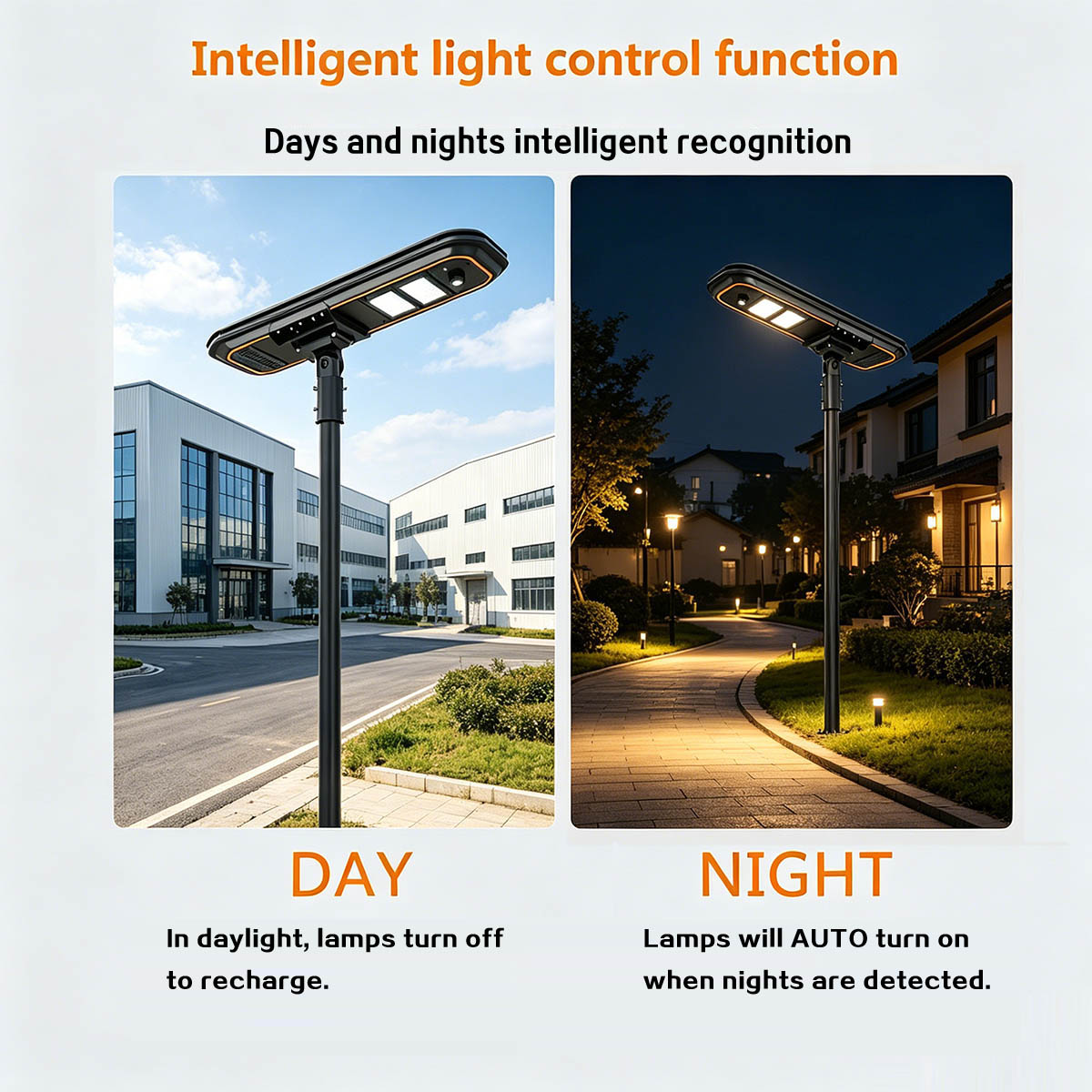 30W Solar Street Lamp Daytime PV Auto