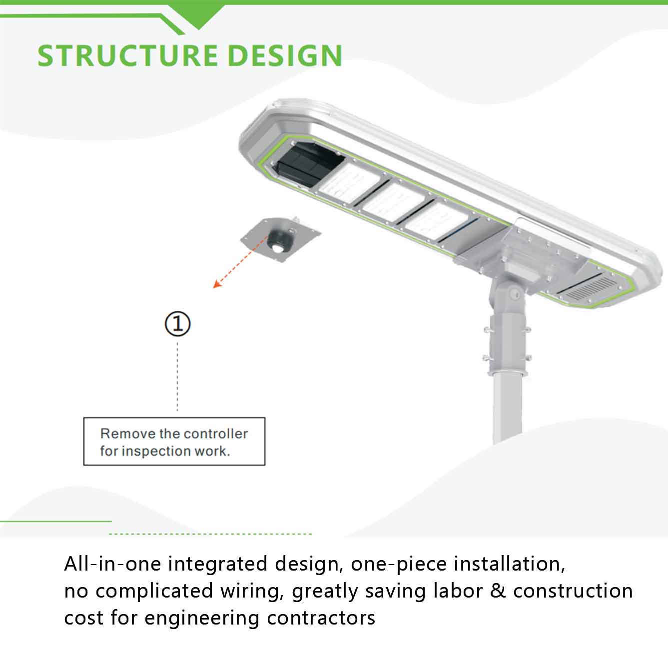 40W All In One Solar Street Light