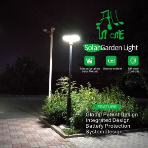 all in one solar led garden Light