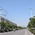 100W الكل في واحد أضواء الشوارع الشمسية من الإضاءة الشمسية ليد لوقوف السيارات
