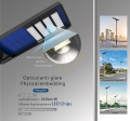 الشركة المصنعة المتكاملة LED للطاقة الشمسية ضوء الشارع 60W 80W 120W رخيصة الثمن مصابيح الحديقة ذاتية التنظيف 80W
        