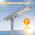 IP65 مقاوم للماء Lumen 300W-600W Aluminium LED LED Solar Street Light للطريق في الهواء الطلق في ضوء شمسي واحد