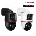 4MP 4G عدسة مزدوجة ذكية كاميرا بانورامية كاملة الألوان IP66 Home Smart Home WiFi WiFi Security Camera