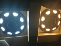 ضوء في الهواء الطلق في الشارع الشمسي ضوء 50W ضوء الفيضان UFO مع الألومنيوم القطب 6000lumens مع البطارية للحديقة