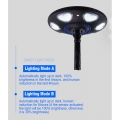 ضوء في الهواء الطلق في الشارع الشمسي ضوء 50W ضوء الفيضان UFO مع الألومنيوم القطب 6000lumens مع البطارية للحديقة