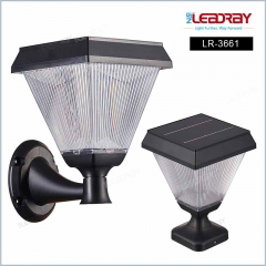 Solar Column Pillar Lights for Outdoor Gate Illumination