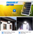 مصباح LED يعمل بالطاقة الشمسية P65 من الألومنيوم المقاوم للماء لإضاءة الحديقة وحمام السباحة والجراج والجدار