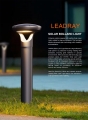 مصباح Ik10 LED خارجي مقاوم للماء يعمل بالطاقة الشمسية لإضاءة الممرات والحدائق المربعة ومصباح عمودي يعمل بالطاقة الشمسية