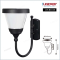 مصباح LED للحديقة بقوة 4.5 واط، جداري، مصباح شارع شمسي مدمج، مصباح خارجي