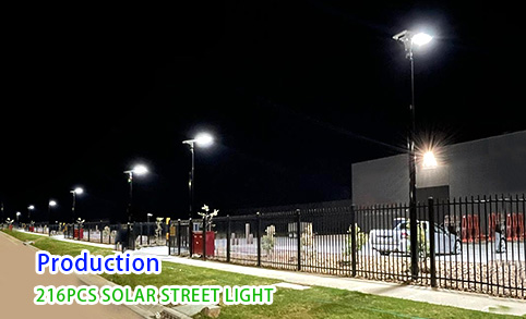 الشركة المصنعة لمصابيح الشوارع بالطاقة الشمسية LED بقدرة 120 وات مثبتة ليلاً في محلات السوبر ماركت الكندية